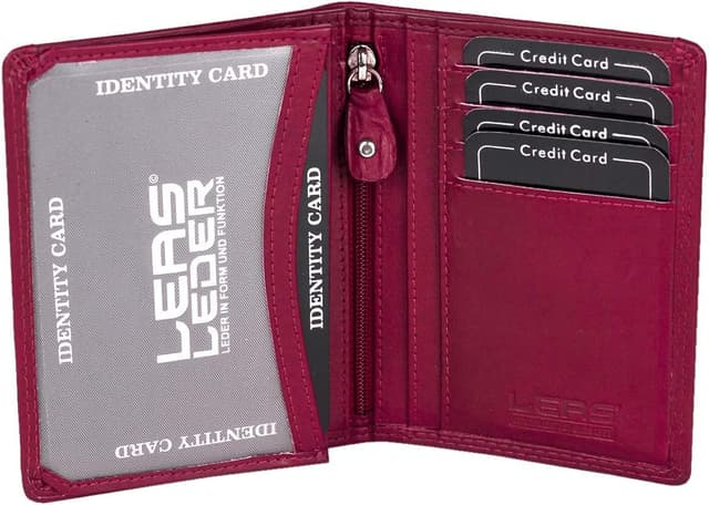 Thumbnail 1 de LEAS Portadocumenti Vera Pelle Rosso, 1 pezzo