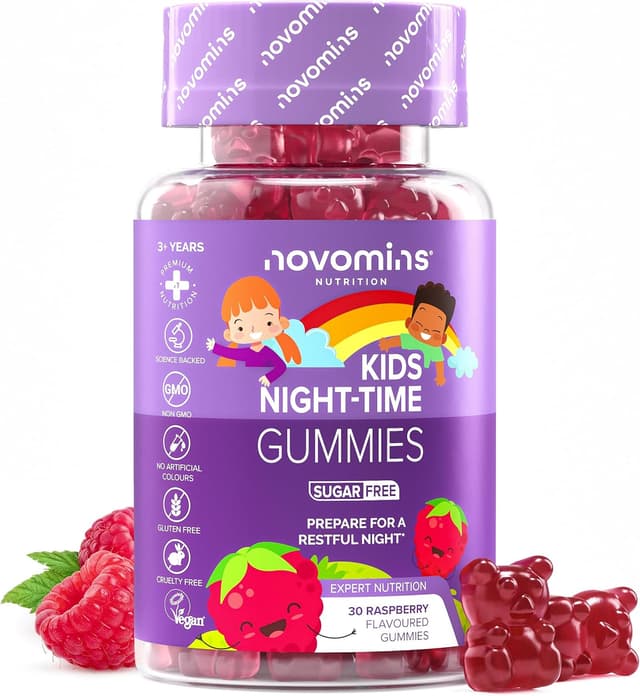 Detalle de Novomins Schlaf-Gummis für Kinder mit Magnesium