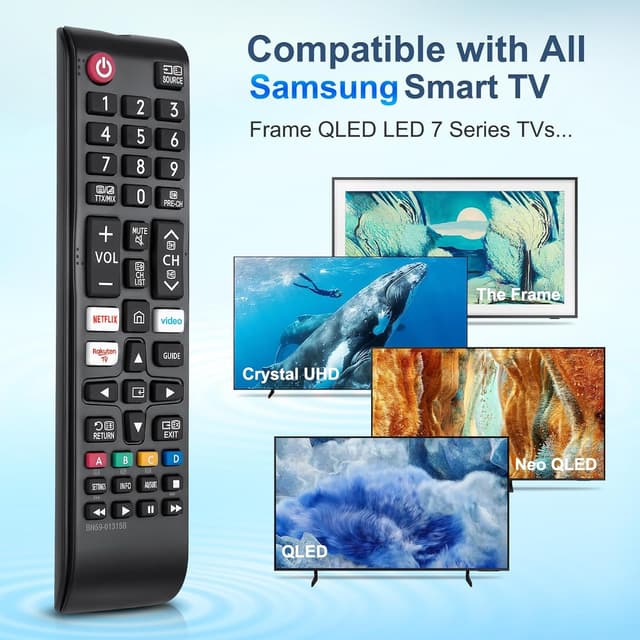 Detalle 2 de YOSUN Samsung TV remote BN59-01315B IR