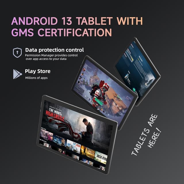 Detalle de HNVHNV 10-inch Android 13 Tablet (6GB RAM, 64GB Storage, WiFi, Bluetooth, 6000mAh)