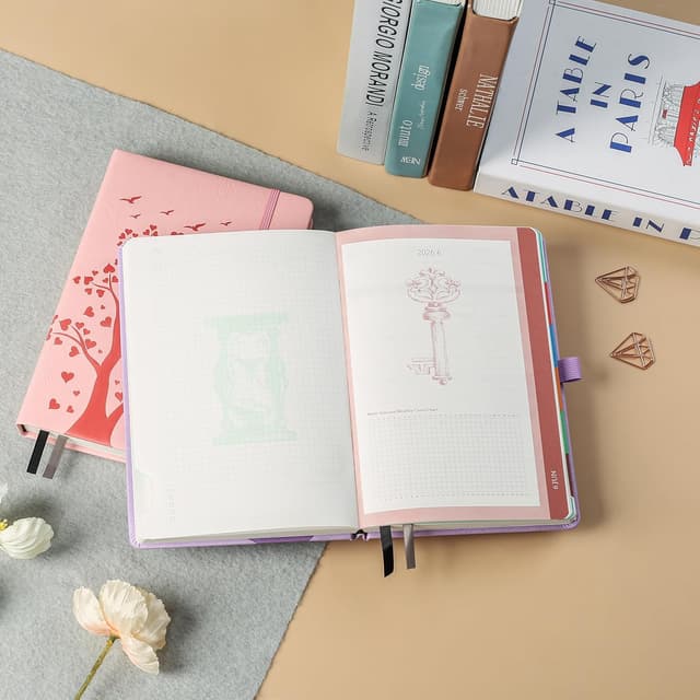 Thumbnail 2 de Agenda 2026 A5 Rosa – agenda diaria