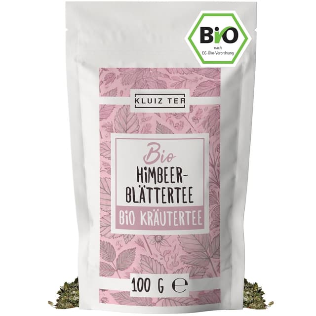 Detalle de KLUIZ TEA Himbeerblättertee 200 g 🍵