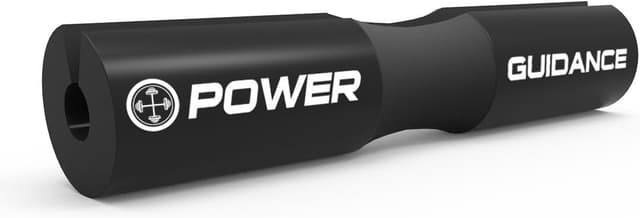 Detalle de POWER GUIDANCE Langhantel-Polster für Kniebeugen, Ausfallschritte & Hip Thrust – Anti-Slip für 50 mm Olympic Bars
