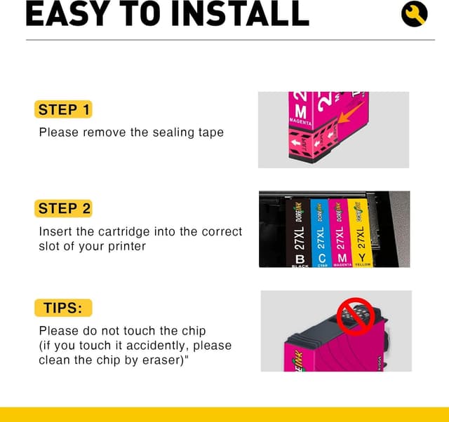 Detalle 2 de DOREINK 27XL, cartouches Epson, 12