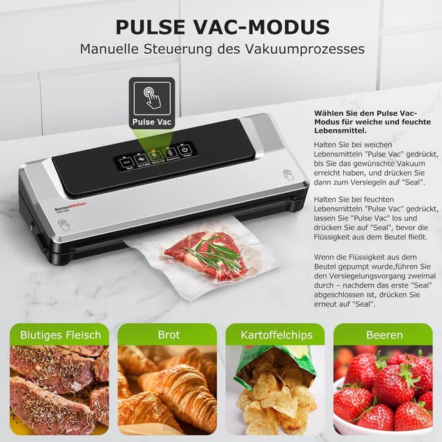 Thumbnail 3 de Bonsenkitchen Vakuumiergerät 5 Beutel 🥡