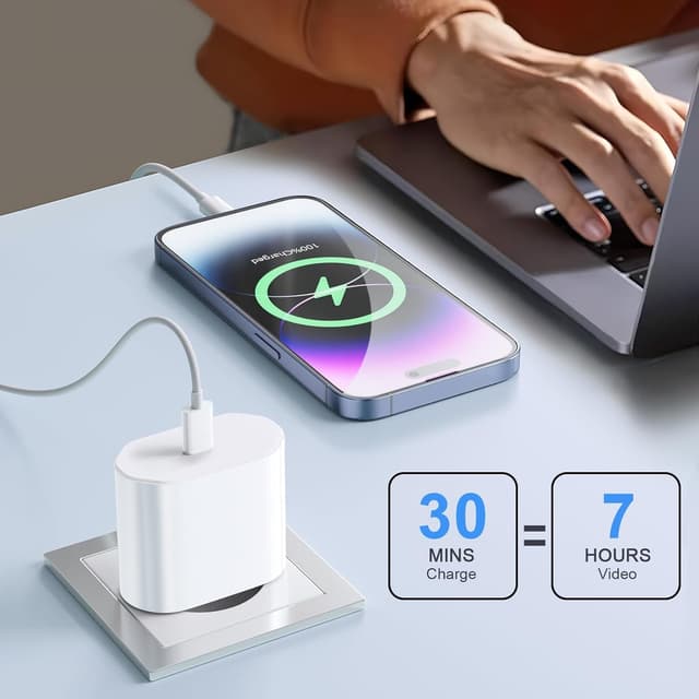 Thumbnail 2 de Cargador iPhone 20W con Cable USB-C ⚡ para iPhone 14-8