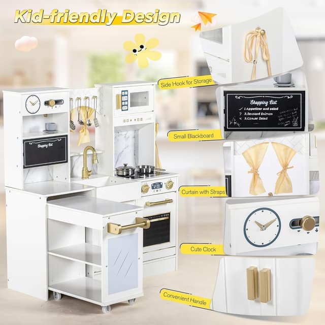 Detalle 2 de BRINJOY Cuisine en bois 3+ ans