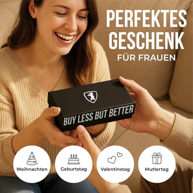 Detalle de Berliner Bags Vintage Geldbörse Margo – große Portemonnaie aus Leder mit TÜV-geprüftem RFID-Schutz (braun)