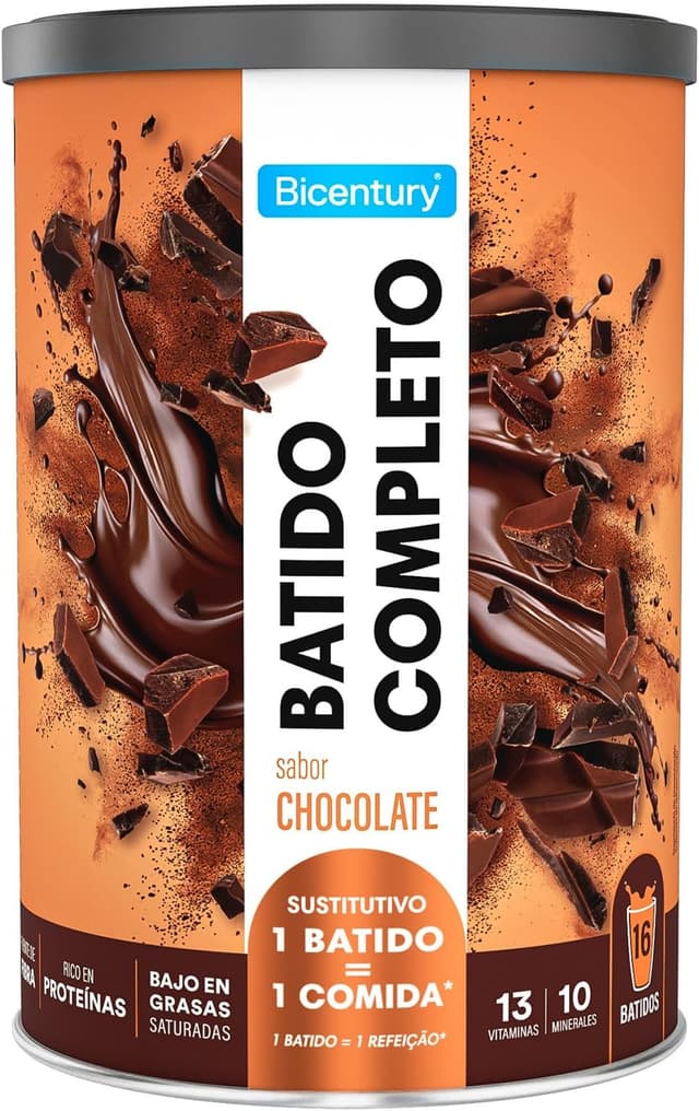 Detalle de Bicentury Batido Completo Chocolate 🍫 16 toallas, 436 g