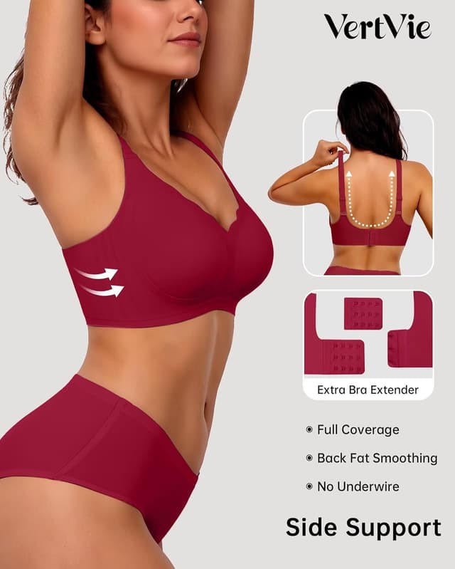 Thumbnail 1 de Vertvie Seamless Jelly Bra Wireless Supportive Push Up 🌸