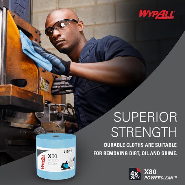 Thumbnail 5 de WypAll PowerClean X80 455 Sheets Wipes 🧻