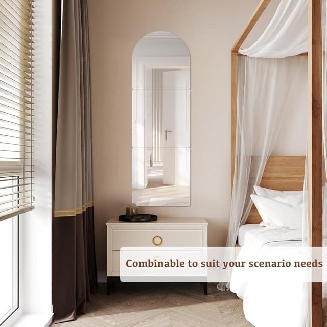 Detalle de Hode Mirror Tiles 30x30cm, 4 Pack