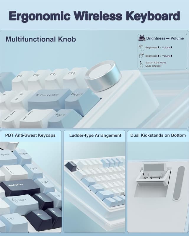 Thumbnail 6 de AULA F75 75% mechanical gaming keyboard
