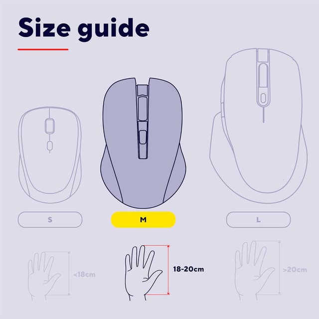 Thumbnail 4 de Trust Verto Wired Ergonomic Mouse 1000-1600 DPI