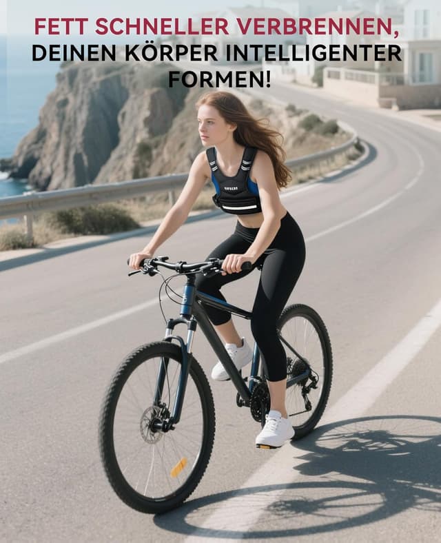 Detalle de HAPBEAR verstellbare Gewichtsweste (1,8–4,5 kg) mit 6 Eisensand-Gewichten – für Fitness, Krafttraining und Laufen