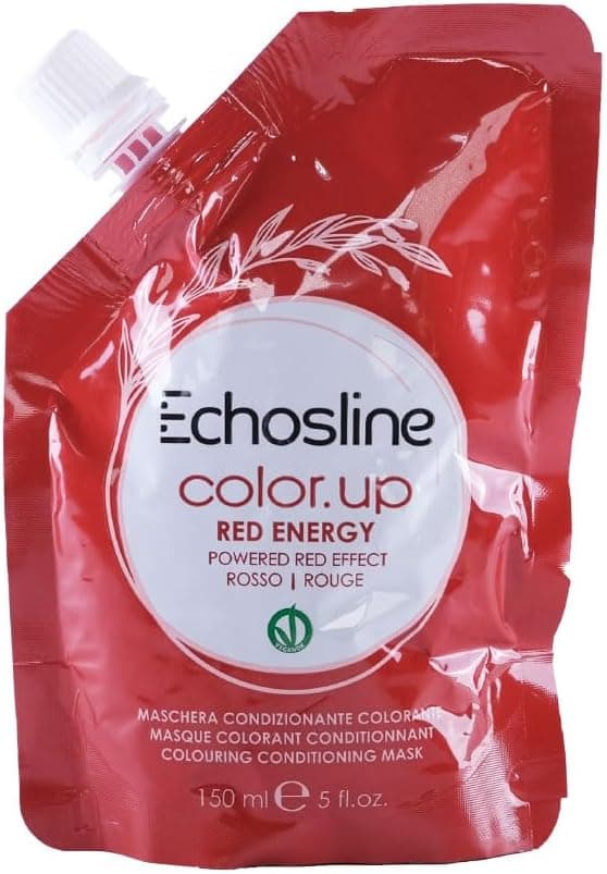 Detalle de Echosline Color Up Red Energy – Maschera colorante rosso 150 ml