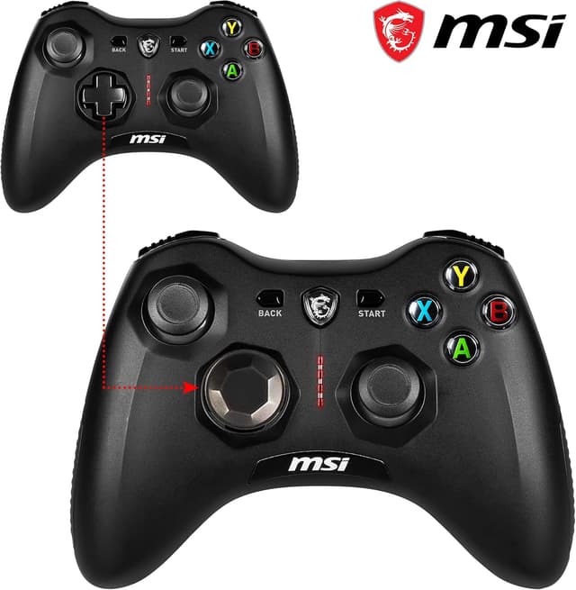 Detalle de MSI FORCE GC30 V2 Controlador Inalámbrico para PC