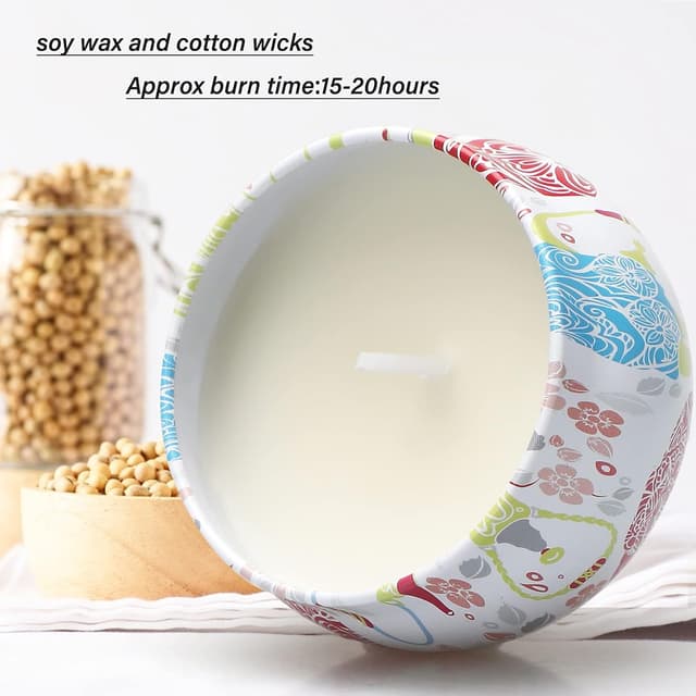 Detalle de Scented Candles 12 pack soy wax candles