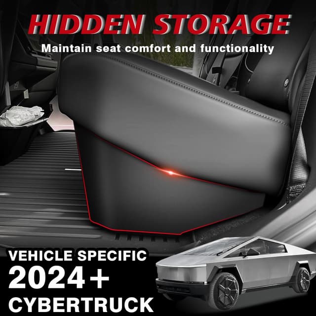 Detalle 1 de Under Seat Storage Box for Tesla Cybertruck