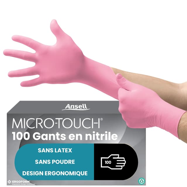 Thumbnail 5 de Ansell Microflex 93-732 gants nitrile Taille L, boîte 100