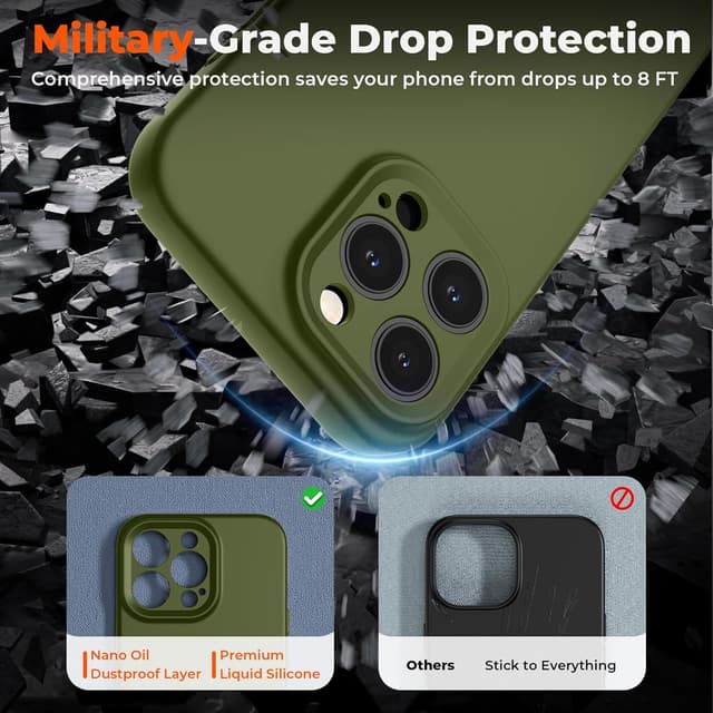 Thumbnail 5 de SUPFINE iPhone 14 Pro Max Case Cedar Green