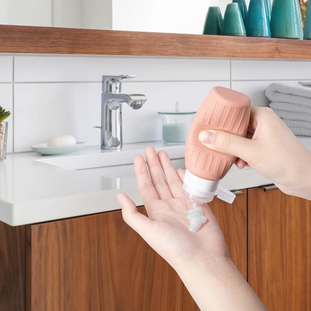 Detalle de Carehabi Botellas de viaje 100 ml 5 unidades