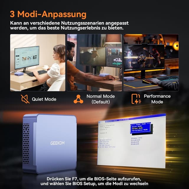 Thumbnail 2 de GEEKOM AX8 Max Mini PC Ryzen 8745HS