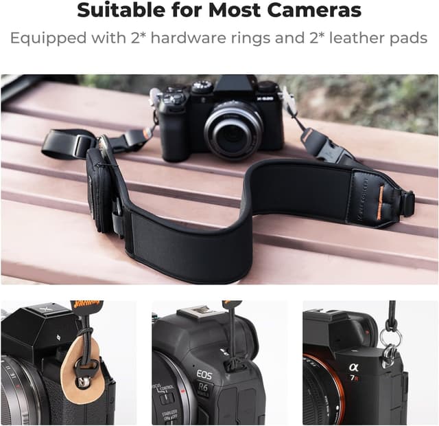 Detalle de K&F Concept Kameragurt verstellbar 109–133 cm 🎥