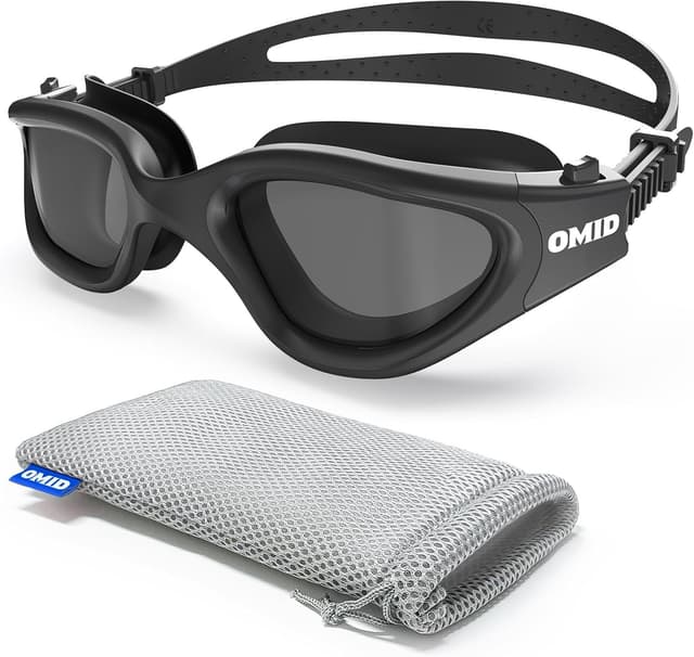 Detalle de OMID Schwimmbrille (polarisiert, beschlagfrei, auslaufsicher) für Damen & Herren – kristallklare Sicht