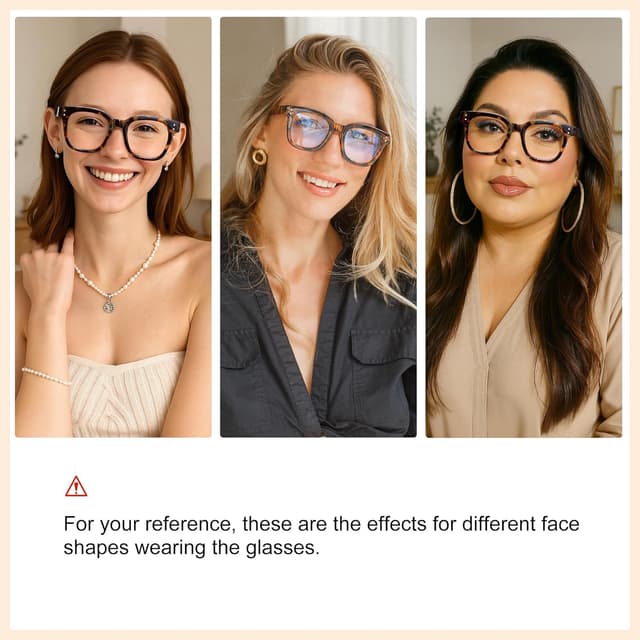 Thumbnail 2 de Madison Avenue Oversize Blue Light Glasses for Women ๐