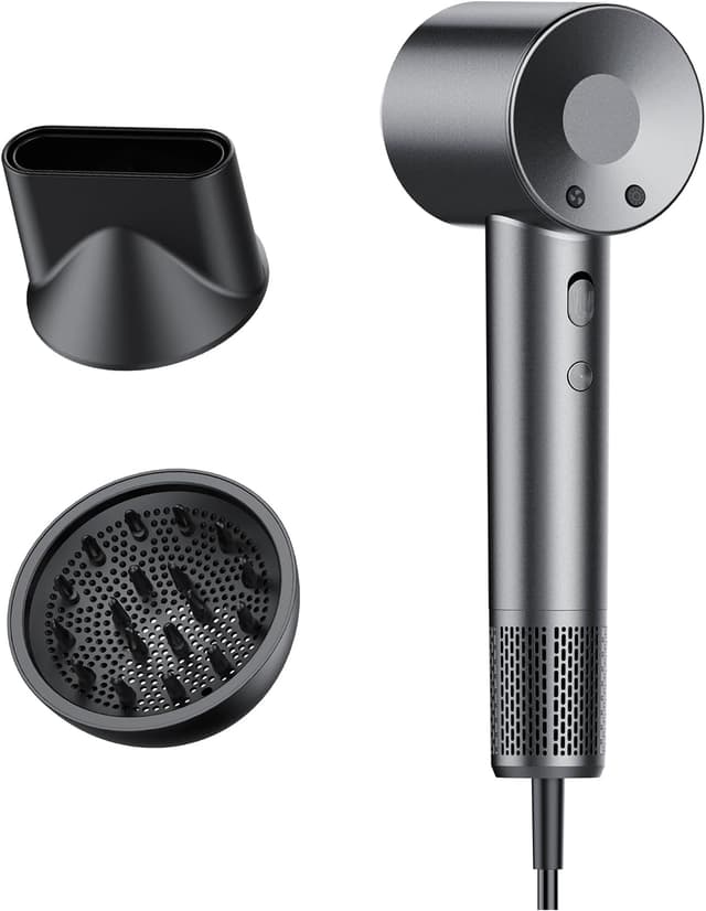 Detalle de AOWOKA asciugacapelli professionale 160.000 giri/min con 500 milioni ioni negativi, 3 velocità e 4 temperature