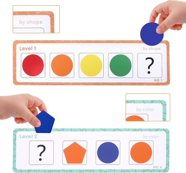 Detalle 1 de LZDMY Montessori Sortier-Steckspielzeug 25 Blöcke