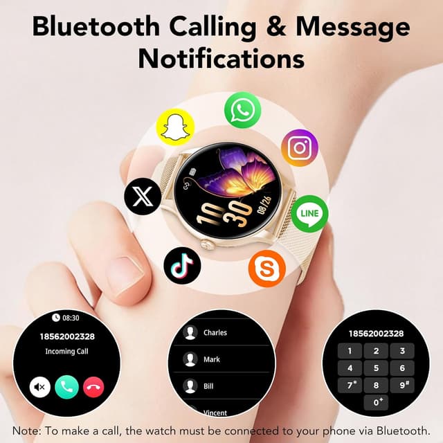 Thumbnail 2 de Smart Watch for Women 1.39” Round Screen