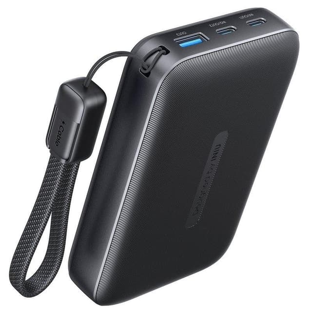 Detalle 2 de Powerbank INIU Pocket Neo 20000 mAh negro con display LED y carga rápida de 22,5 W