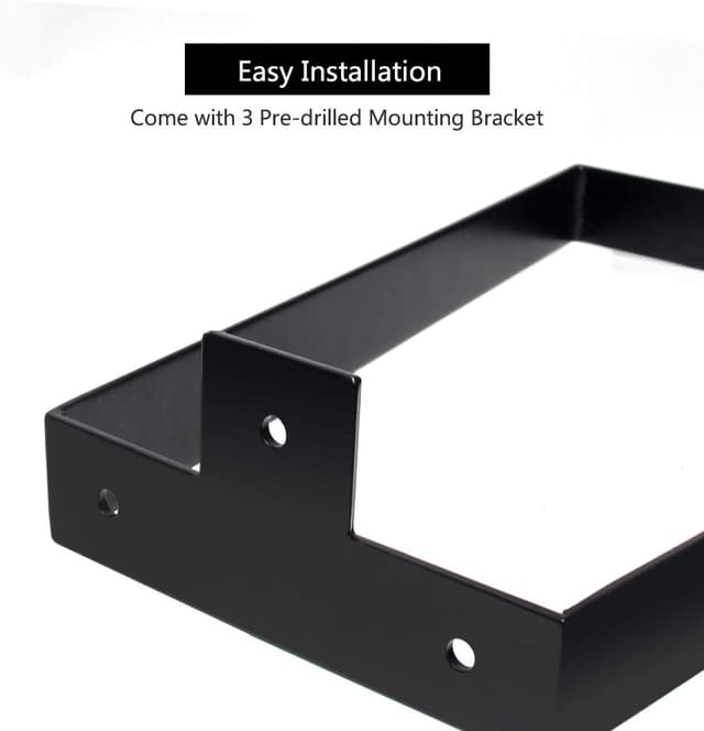 Detalle 2 de Signstek 16 inch black metal table legs (40cm) — modern DIY trapezoidal furniture legs