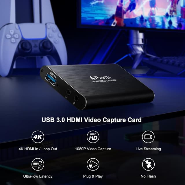 Detalle 2 de PORTTA HDMI Capture Card 1080p60