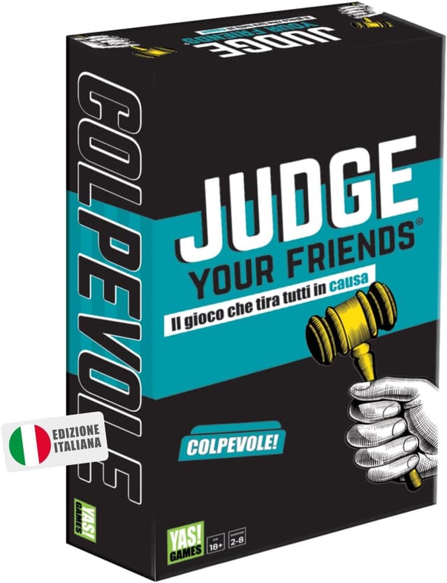 Detalle de Judge Your Friends – L’Unico In Italiano di YAS Games, gioco da tavolo party per 2–8 giocatori