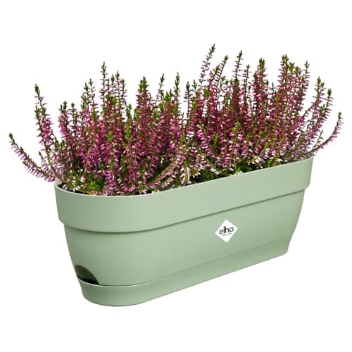 Imagen de Elho Vibia Campana Trough 50 jardinera balcón Ø 49 cm verde pistache en OfertitasTOP