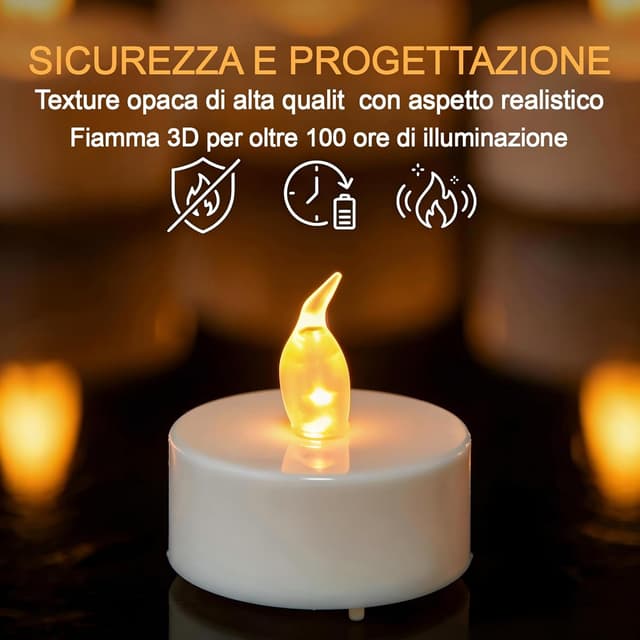 Detalle de Set Candele LED CANDLELAS 50