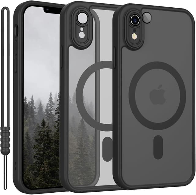 Detalle de YUANDMI MagSafe Hülle für iPhone XR – dünn, matt und mit Kameraschutz