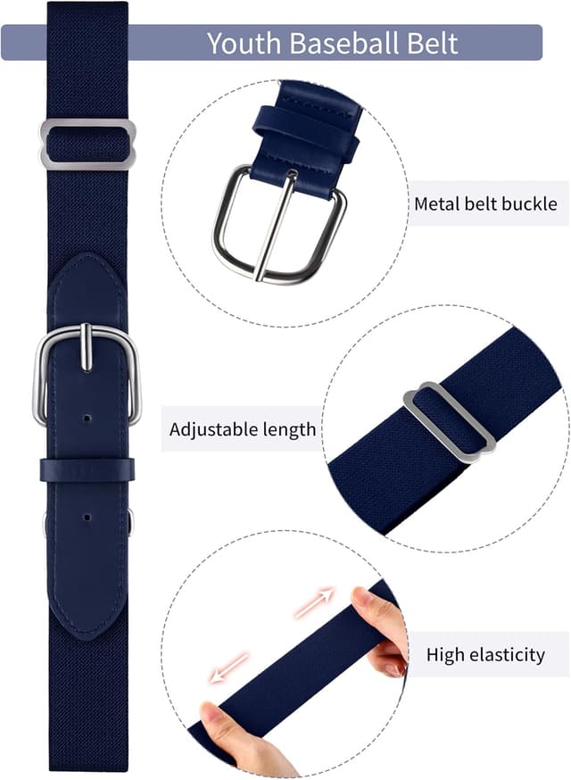 Detalle 2 de Baseball sock and belt combo set