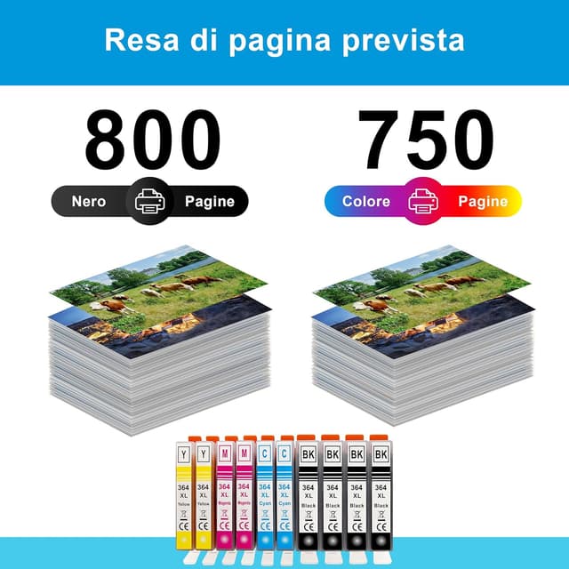 Thumbnail 5 de Aurotec 364XL Cartucce compatibili 10 Pack