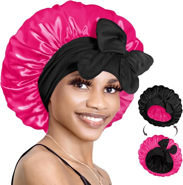 Thumbnail 4 de Bonnet Queen Reversible Silk Hair Bonnet for Curly Hair 🎀
