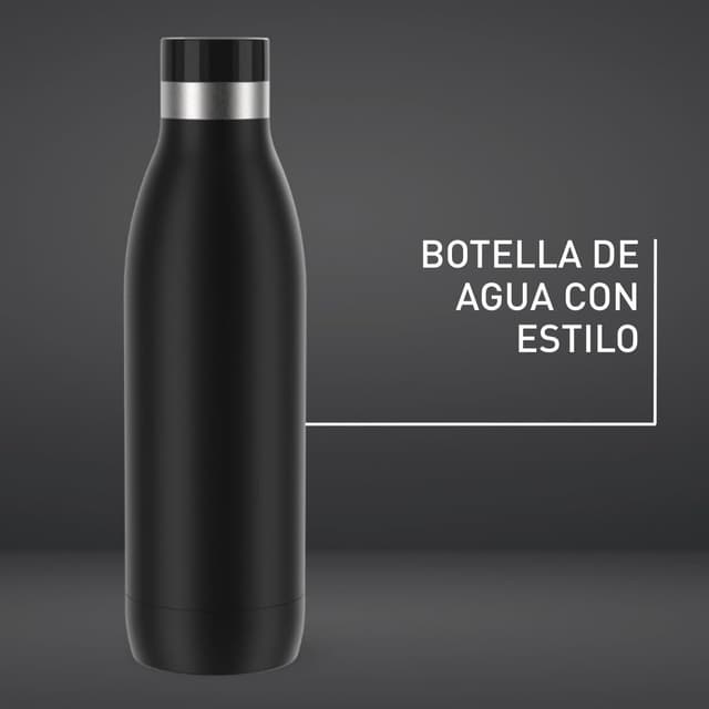 Detalle 2 de Botella Tefal BLUDROP 0,7L Inoxidable con Sistema Quick Press 🥤