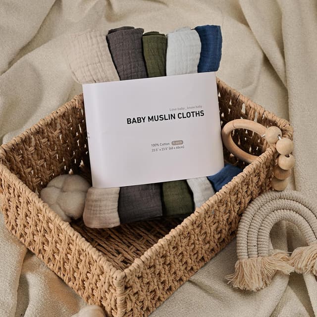 Detalle 2 de Soarwg Kids Musselintücher 60 x 60 cm 5er-Pack