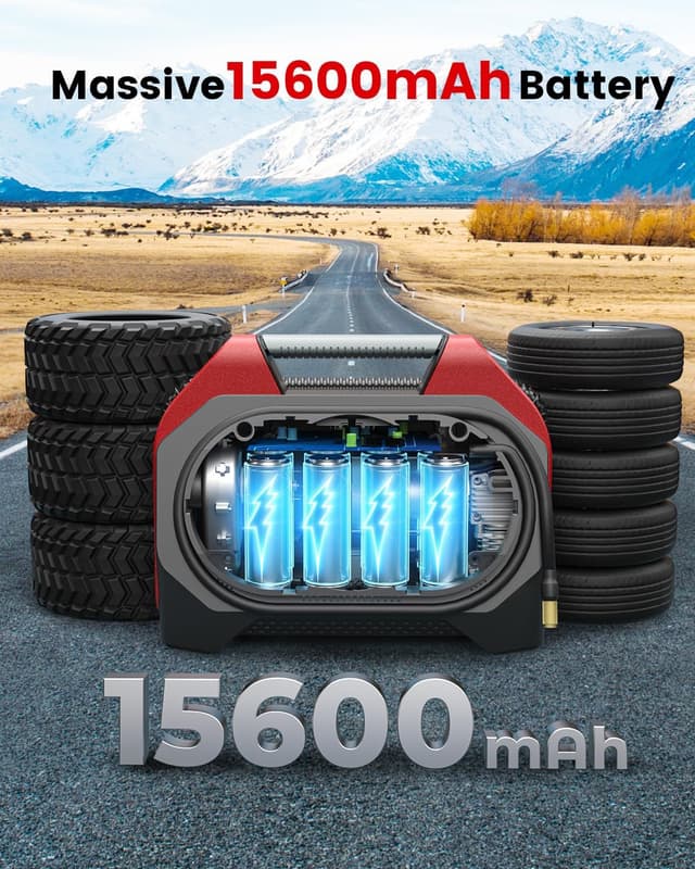 Thumbnail 3 de ETENWOLF VORTEX S6SE 15600 mAh Cordless Tire Inflator