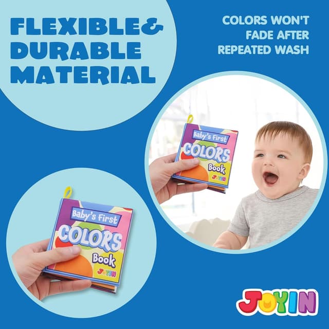 Detalle de JOYIN 12-Piece Bath Books for Baby (Waterproof)