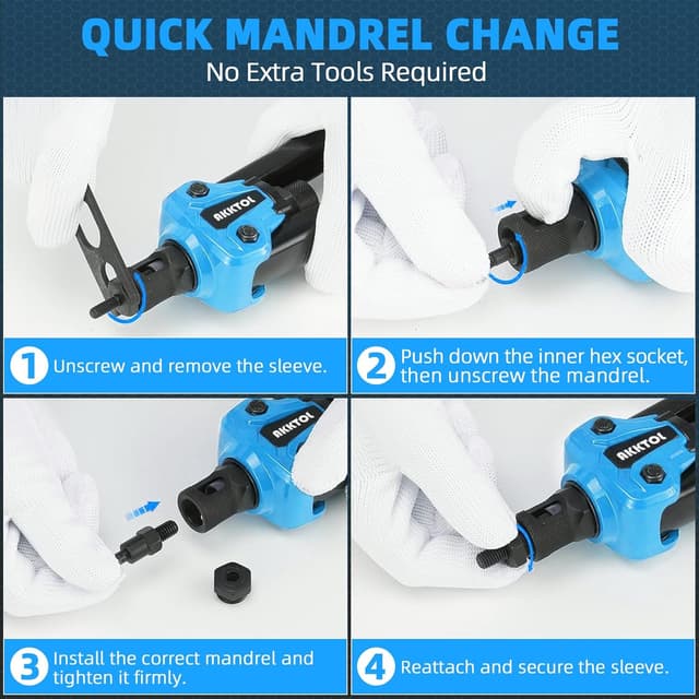 Thumbnail 5 de AKKTOL Nietmutternzange Set 7 Dorne