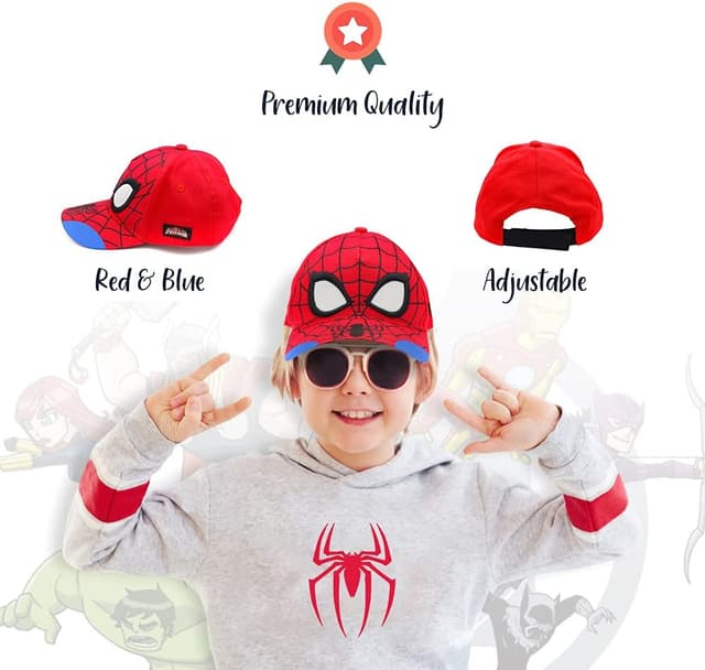 Detalle 2 de Marvel Accessory Supply Spider-Man 3D Boy Hat for Kids