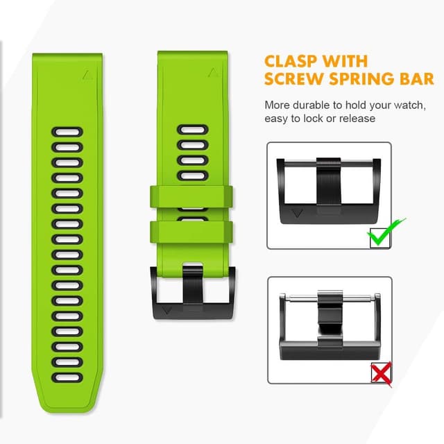 Detalle de NotoCity cinturino Garmin Fenix 26 mm